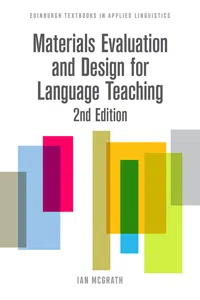 Materials Evaluation and Design for Language Teaching_cover