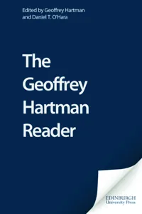 The Geoffrey Hartman Reader_cover