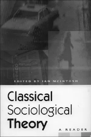 Classical Sociological Theory