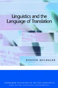 Linguistics and the Language of Translation_cover