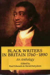 Black Writers in Britain 1760-1890_cover