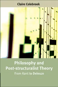 Philosophy and Post-structuralist Theory_cover