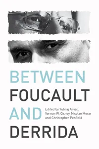 Between Foucault and Derrida_cover