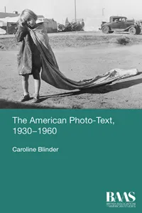 The American Photo-Text, 1930-1960_cover