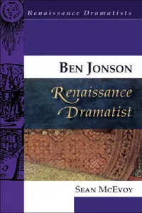 Ben Jonson, Renaissance Dramatist_cover