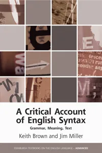A Critical Account of English Syntax_cover