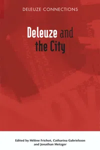 Deleuze and the City_cover