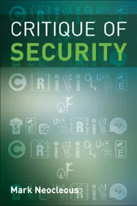 Critique of Security_cover