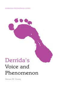 Derrida's Voice and Phenomenon_cover