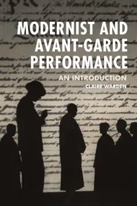 Modernist and Avant-Garde Performance_cover