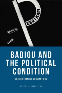 Badiou and the Political Condition_cover