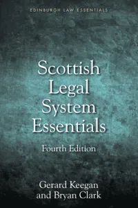 Scottish Legal System Essentials_cover