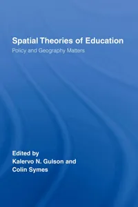 Spatial Theories of Education_cover