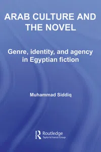 Arab Culture and the Novel_cover