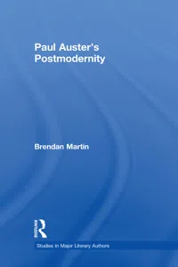 Paul Auster's Postmodernity_cover