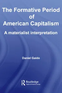 The Formative Period of American Capitalism_cover