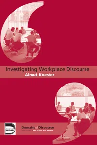 Investigating Workplace Discourse_cover