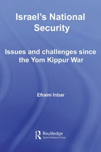 Israel's National Security_cover