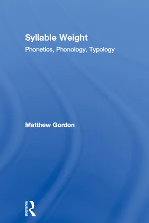 Syllable Weight