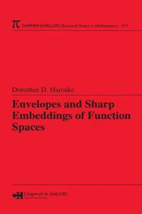 Envelopes and Sharp Embeddings of Function Spaces_cover