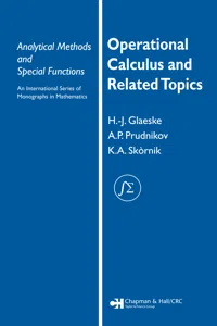 Operational Calculus and Related Topics_cover