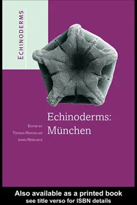 Echinoderms: Munchen_cover