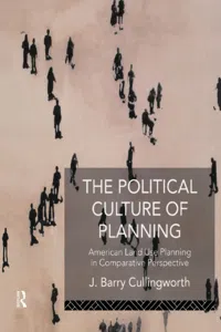 The Political Culture of Planning_cover