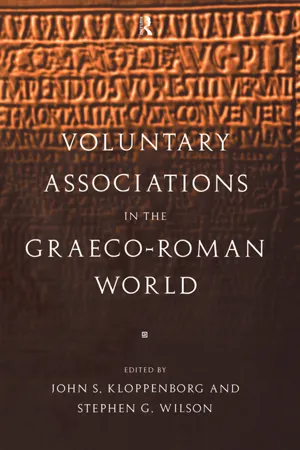 Voluntary Associations in the Graeco-Roman World