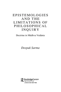 Epistemologies and the Limitations of Philosophical Inquiry_cover