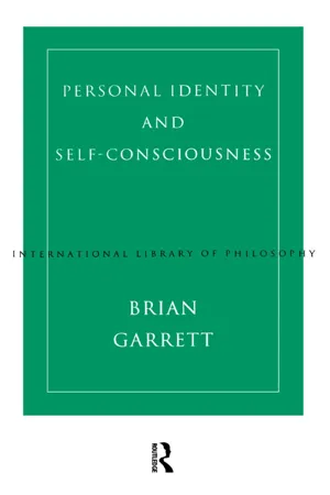 Personal Identity and Self-Consciousness