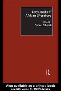 Encyclopedia of African Literature_cover