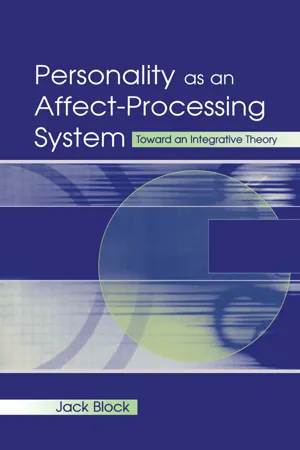 Personality as an Affect-processing System