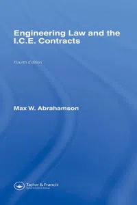 Engineering Law and the I.C.E. Contracts_cover