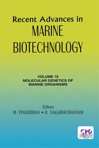 Recent Advances in Marine Biotechnology, Vol. 10_cover