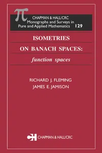 Isometries on Banach Spaces_cover