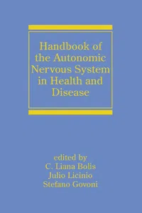 Handbook of the Autonomic Nervous System in Health and Disease_cover