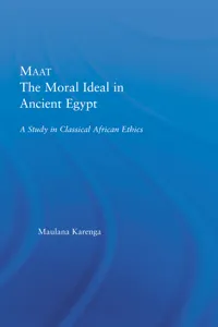 Maat, The Moral Ideal in Ancient Egypt_cover