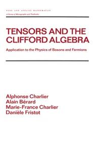 Tensors and the Clifford Algebra_cover