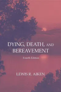 Dying, Death, and Bereavement_cover