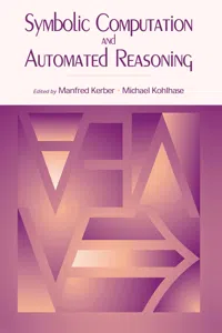 Symbolic Computation and Automated Reasoning_cover