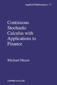 Continuous Stochastic Calculus with Applications to Finance_cover