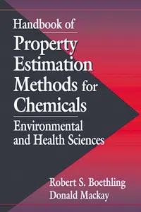 Handbook of Property Estimation Methods for Chemicals_cover