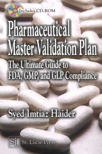 Pharmaceutical Master Validation Plan_cover