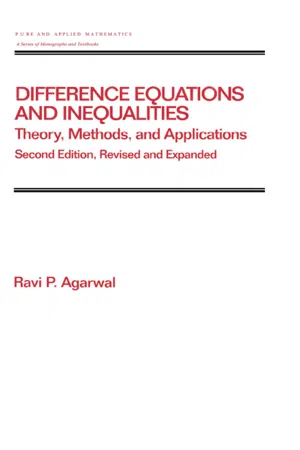 Difference Equations and Inequalities