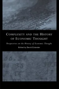 Complexity and the History of Economic Thought_cover