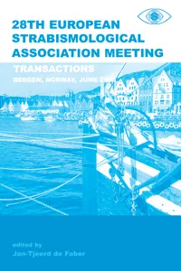 Transactions 28th European Strabismological Association Meeting_cover