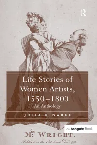 Life Stories of Women Artists, 1550-1800_cover