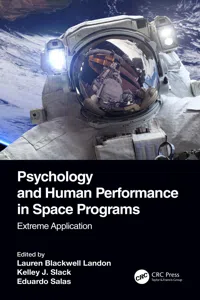 Psychology and Human Performance in Space Programs_cover
