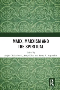 Marx, Marxism and the Spiritual_cover