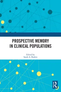 Prospective Memory in Clinical Populations_cover